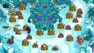 Kingdom Rush Vengeance Beating Jokull Boss with Ignis Altar Towers [upl. by Jolie]