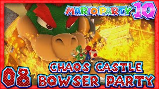 Mario Party 10 Part 08  Bowser Party Chaos Castle 5 Player [upl. by Oulman472]