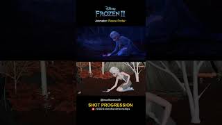 Frozen 2  Bruni and Elsa Shot Progression Shorts [upl. by Zitella]