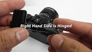 Fujifilm XT100 Thumbrest by Lensmate amp Lolumina button installation [upl. by Nawek843]