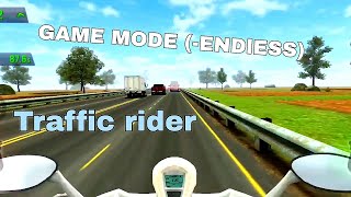 Traffic rider gameplay video  GAME MODE  Endless  STAGE  Highway  gameplay video [upl. by Aldercy790]