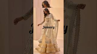 💘🥰Choose 💓birthday month💞 show💝2024 🌸 sharara 🌺🥰 [upl. by Eevets]