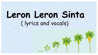 LERON LERON SINTA minus one complete version [upl. by Eedrahs]