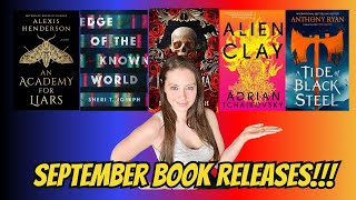 MOST ANTICIPATED FANTASY amp SCIFI BOOK RELEASES FOR SEPTEMBER 2024 edition [upl. by Hardner]