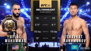 BELAL MUHAMMAD VS SHAVKAT RAKHMONOV FULL FIGHT UFC 310 [upl. by Ardme]