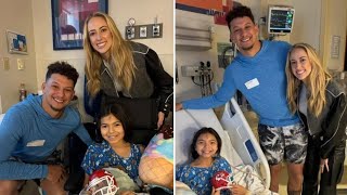 Patrick Mahomes Visits 8 amp 10Year Old Shooting Victims In Hospital After Super Bowl Parade Terror [upl. by Davina966]