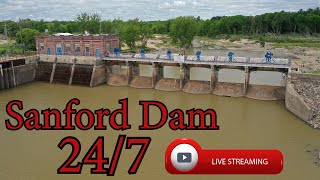 Sanford Dam  Michigan  247 HD Live Stream [upl. by Nittirb917]