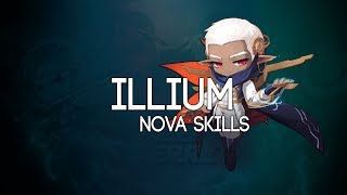 Reboot Illium NOVA 5th Job Skill Showcase [upl. by Ynes]