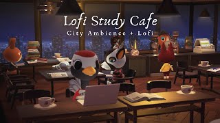 Lofi Study Café 📖 1 Hour Chill Lofi No Ads to help you focus amp study 🎧 Studying Music  Work Aid [upl. by Rialb]