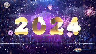 Happy New Year Countdown Movie 2024 ハッピーニューイヤー カウントダウン ムービー 2024年 令和6年・謹賀新年 明けましておめでとうございます [upl. by Kidd]