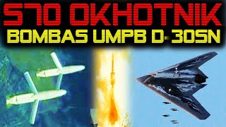 🔴 DRONES RUSOS S70 OKHOTNIK LANZAN BOMBAS PLANEADORAS CONTRA KIEV 🔴 [upl. by Airlee281]