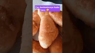 FIRINDAN HAMUR ALINKAHVALTINIZ HAZIR😋youtubeshorts pratiktarifler pişi food [upl. by Asirrac]