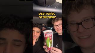 DEV TURŞU DENİYORUZ shorts viral pickle food emreuzunboy [upl. by Acirrehs]