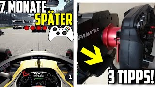 7 Monate F1 mit FANATEC CSL Elite  3 WICHTIGE Anfänger TIPPS mit LENKRAD  Statusupdate nach 300h [upl. by Janetta146]