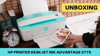 HP All in one printer Deskjet ink advantage 3775 UNBOXING 2021 [upl. by Hamlin]