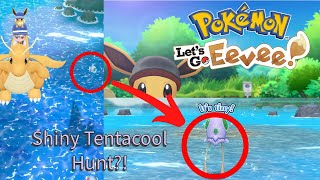 I Found a ShinyTentacool  Pokémon Lets Go Pikachu and Lets Go Eevee pokemon shiny [upl. by Evot]