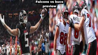 Previewing the Atlanta Falcons vs the Tampa bay buccaneers W Tre’Shon [upl. by Grosz]