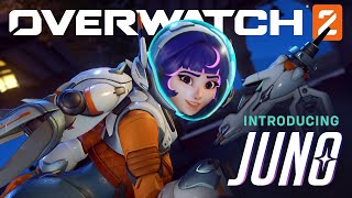 Juno  New Hero Gameplay Trailer  Overwatch 2 [upl. by Zednanref]