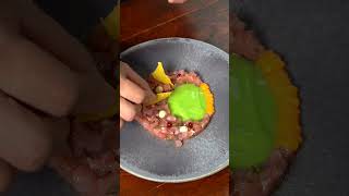 Tuna Nikkei Tartare by Chefs from Lima London Restaurantchef finedining kitchen [upl. by Talbott934]