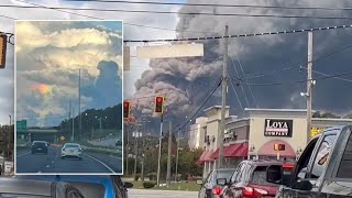 Georgia BioLab Fire Toxic Smoke Forces Evacuations [upl. by Initsed]