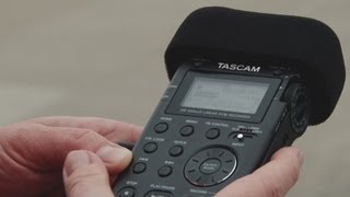 Portabler AudioRecorder Tascam DR 100 MK2  Vorstellung [upl. by Ellinet808]