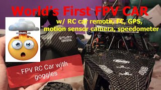 How 2 build RC FPV Car for Dummies FPV RC car with RC car remote FC sound GPS etc [upl. by Letrice64]