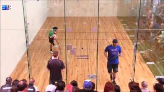 2016 Pan Am Racquetball Championships Mens Singles Final Bredenbeck USA vs De La Rosa Mex [upl. by Ymiaj]