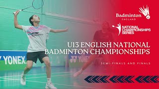 U13 English National Badminton Championships 2024  Sunday  Court 2 [upl. by Mehala]