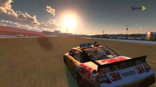 NASCAR 2011 the game Blowover huge crash [upl. by Gavrah]