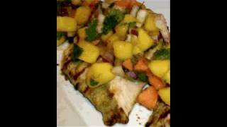 Grilled Mojo Chicken with Mango Papaya salsaHealthy Recipes [upl. by Crosley345]