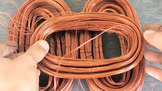 Process of Rewinding a Completely Burnt 220v Single Phase Electric Motor VideoRepair Skills [upl. by Donelu]