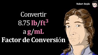 Convertir 875 𝐥𝐛𝐟𝐭𝟑 a 𝐠𝐦𝐋 𝐅𝐚𝐜𝐭𝐨𝐫 𝐝𝐞 𝐂𝐨𝐧𝐯𝐞𝐫𝐬𝐢ó𝐧 [upl. by Leonerd]