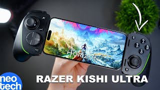 Razer Kishi Ultra Review Der Erste FullSize SMARTPHONE CONTROLLER der Welt [upl. by Nylrebma]