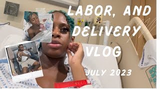 Labor amp Delivery Vlog  induced at 36 weeks [upl. by Armat]