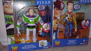 Action Chop Buzz Lightyear and Roundup Fun Woody Unboxing [upl. by Wernda116]