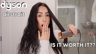 Dyson Hair Straightener Review  NEW Airstrait not sponsored [upl. by Weathers]