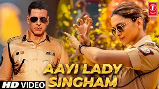 Singham Again Song  Aayi Lady Singham  Akshay Kumar Deepika Padukone  Ajay Devgn Tiger Shroff [upl. by Jordan]