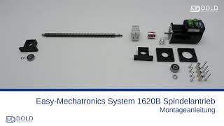 Spindelantrieb EasyMechatronics System 1620B  Montageanleitung  DOLD Mechatronik [upl. by Suoivart]