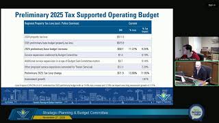 Strategic Plan amp Budget Committee  November 27 2024 [upl. by Hnacogn]