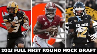 My 2025 NFL Mock Draft FULL FIRST ROUND [upl. by Rosenstein]