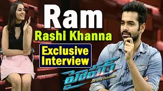 Exclusive Interview With Ram and Rashi Khanna on Hyper Movie  Coffees and Movies [upl. by Isleen]