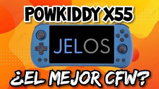 🎮 ¿Es JELOS el MEJOR CFW Para la Powkiddy X55👉 Instalación y Pruebas de RENDIMIENTO 🚀 [upl. by Yenhoj395]