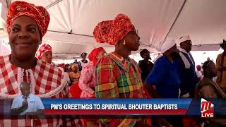 PMs Greetings To Spiritual Shouter Baptists [upl. by Rramel]