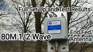 80m Half Wave End Fed Antenna Vs Dipole and Vertical [upl. by Aliak968]