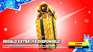 ¡YA DISPONIBLE ESTE ES EL ULTIMO REGALO WINTERFEST 2023 de FORTNITE SKIN GRATIS [upl. by Pierpont]