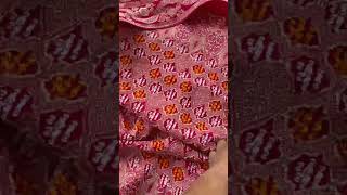 😱 pure handloom Banarasi Georgette bandhni saree ridhimaboutique7254 shorts viralshorts [upl. by Xed]