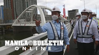 DPWH inspects the Binondo  Intramuros Bridge a day before inauguration [upl. by Adnah]