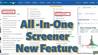 Introducing the brand new feature in AllinOne Screener [upl. by Cita802]