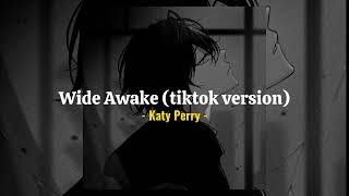 wide awake  Katy Perry Speed up [upl. by Cychosz]