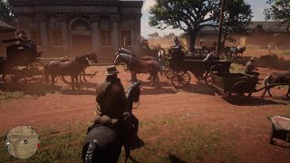 RDR2 Dumb Wagon Driver NPCs [upl. by Haisej]